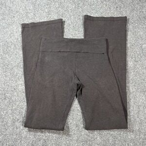 Hard Tail Forever Rolldown Flare Leggings Pants Womens Small Gray Cotton Stretch